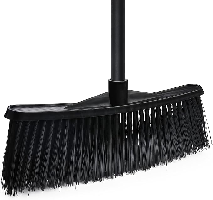 Outdoor Broom for Cleaning Floor - Outside Brooms, Heavy Duty Outdoor Broom for Cleaning Garages, Terraces, and Porches, etc.