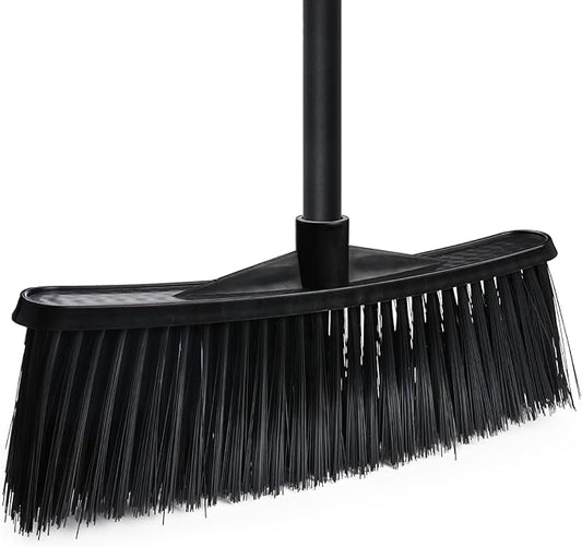 Outdoor Broom for Cleaning Floor - Outside Brooms, Heavy Duty Outdoor Broom for Cleaning Garages, Terraces, and Porches, etc.