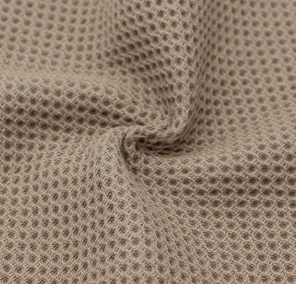 Mia'sDream Cotton Dish Towels for Kitchen, Kitchen Towels, Hand Face Head Towel Waffle Weave, Soft and Absorbent Bath Guest Gym Towel Washcloths, 13inch x 28inch 3 Pack (Brown)