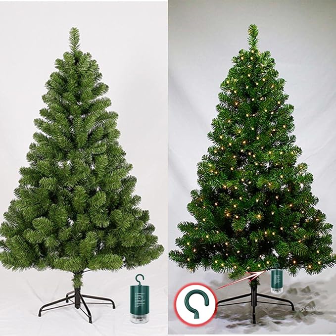 MASHANG Christmas Light Set, 100 LED Clear Mini Lights String Outdoor Waterproof Battery Operated String Lights with Timer and Remote for Christmas Tree Wedding Wreath Holiday Party 39.5ft