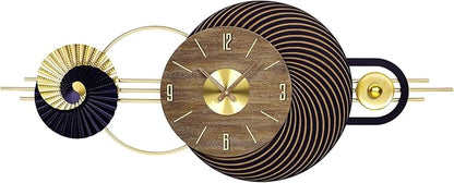 39x16 Inch Large Modern Wall Clock for Living Room – Contemporary Minimalist Silent Non-Ticking Decorative Analog Clocks for Office, Home Decor, Bedroom, Kitchen, Entryway