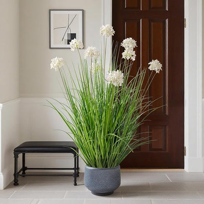 36in Lifelike Artificial Tall Grass Plant with 9 Lifelike Dandelion Flower and Non-Toxic,odorless Fake Tall Frass Plant Fake Plants for Indoor Decoration,Home Decor