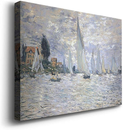 Home Decor Landscape Canvas Wall Art Abstract Floral Painting Modern Pictures Artwork Decoration for Living Room Kitchen Bathroom Office, Ready to Hang