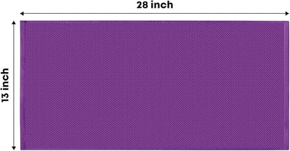 Artoid Mode 100% Cotton Purple Waffle Weave Kitchen Dish Cloths, 13x28 Inch Ultra Soft Absorbent Quick Drying Kitchen Dish Towels Set of 4