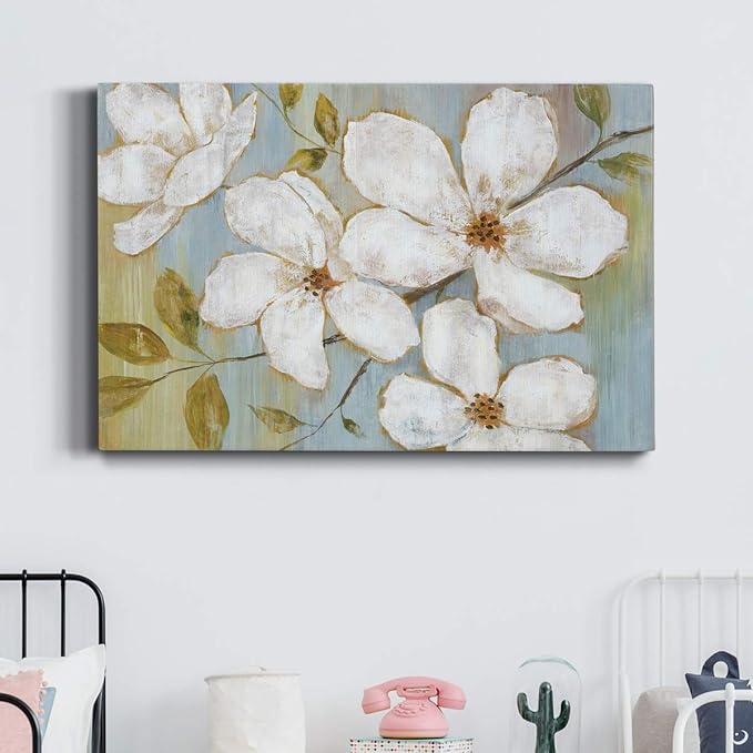 Home Decor Landscape Canvas Wall Art Abstract Floral Painting Modern Pictures Artwork Decoration for Living Room Kitchen Bathroom Office, Ready to Hang