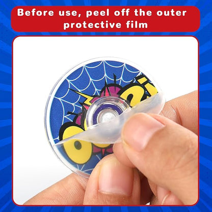 SCIONE 52 Pcs Fidget Spinner for Kids, Bulk Spidey Party Favors Fidget Toys, 1.57" Mini Spider Spinners for Birthday Goodie Bag Fillers, Classroom Rewards & Prize Box Stuffers