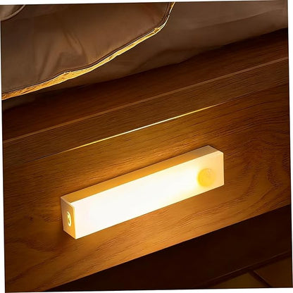 6PCS Magnetic Rechargeable LED Lights 4 Inch Dimmable Motion Sensor Light Indoor for Closet Under Cabinet Kitchen Counter Warm White