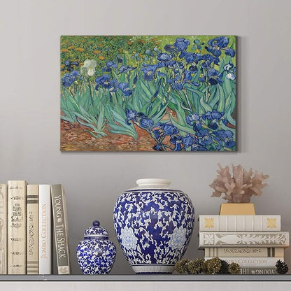 Wexford Home Home Decor Landscape Canvas Wall Art Abstract Floral Painting Modern Pictures Artwork Decoration for Living Room Kitchen Bathroom Office, Ready to Hang, iries, 8x12