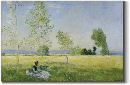 Wexford Home Home Decor Landscape Canvas Wall Art Abstract Floral Painting Modern Pictures Artwork Decoration for Living Room Kitchen Bathroom Office, Ready to Hang