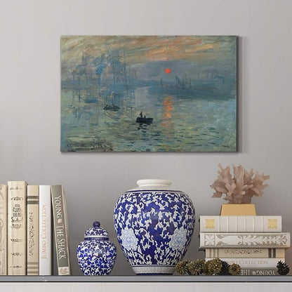 Home Decor Landscape Canvas Wall Art Abstract Floral Painting Modern Pictures Artwork Decoration for Living Room Kitchen Bathroom Office, Ready to Hang