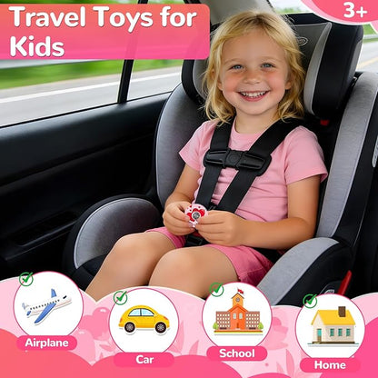 SCIONE 52 PCS Valentine's Day Fidget Spinners for Kids, Pink Heart Fidget Toys Bulk, Mini Sensory Toys for Girls Boys, Valentine's Classroom Exchange Gifts, Kids Party Favors, Treasure Box Prizes