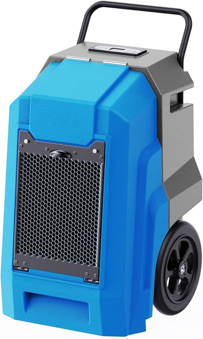 MOUNTO 180Pints LGR Industrial Dehumidifier with Pump and Drain Hose, Portable Commercial Dehumidifier with Wheels for Home, Basements, Garages, and Job Sites