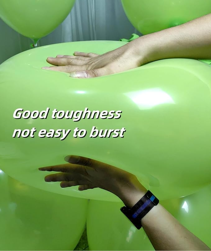90 Pack Light Green Balloons 18 inch Green Latex Big Balloons for Party Decorations and Events ZWZLIULIAN