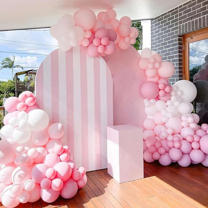 PartyWoo Light Pink Balloons 50 pcs 12 Inch Pastel Baby Pale Pink Latex Balloons for Baby Shower Gender Reveal Valentine's Day Engagement Wedding Princess Birthday Party Decorations Pink-Y48