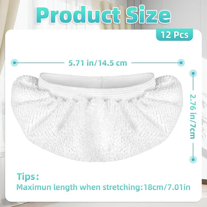 12 Pack Microfiber Cloth for Handheld Steam Shot, Steam Cleaner Accessories, Reusable Washable Steam Mop Pads Compatible with Bissell Steam Shot, Wagner, McCulloch