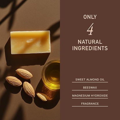 MAGSOL Magnesium Deodorant for Men, Aluminum Free, Baking Soda Free Natural Deodorant for Sensitive Skin, Long Lasting Odor Protection with Sweet Almond Oil, Sandalwood 2.6 oz