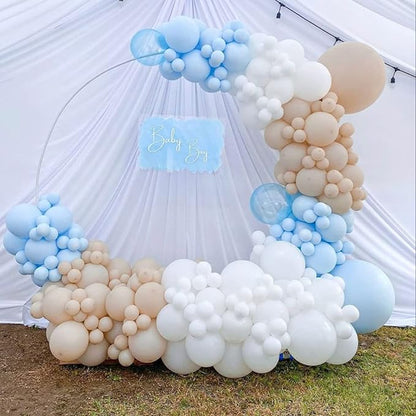 130pcs White Balloons Different Sizes 18" 12" 10" 5" Party Latex Balloons for Birthday Baby Shower Graduation Wedding Anniversary Party Decorations