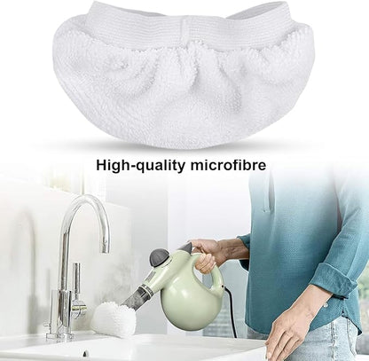 KEEPOW Universal Microfiber Cloths for Handheld Steam Cleaner Attachments Compatible with Bissell Steam Shot, Comforday, PurSteam, Washable Rags, 12 Pack