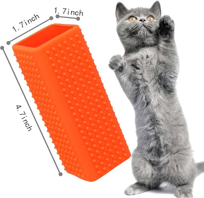 2pcs Pet Dog Cat Hair Remover, Pet Hair Removal Tool, Hollow Cleaner Brush for car，Interior, Furniture, Sofa (blue and yellow)