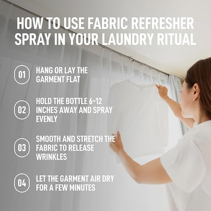 Laundry Sauce Fabric Refresher Spray, Odor-Fighting Fabric Refresher, Fragrance and Laundry Scent, 9.8 fl oz, Siberian Pine