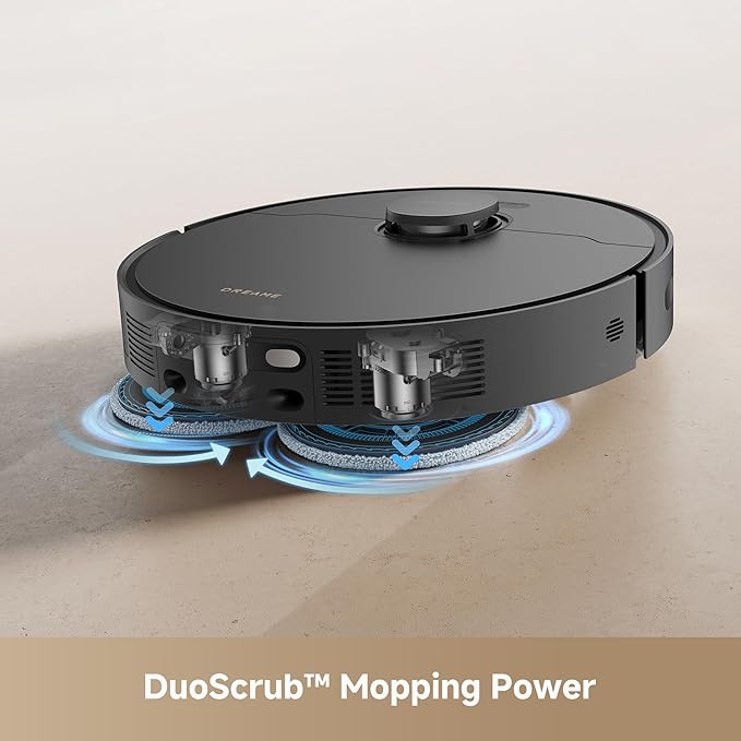DREAME L40s Ultra CE Robot Vacuum and Mop with Auto-Empty, Mop Self-Cleaning, 13,000Pa Suction, Mop Raising, Ultrasonic Carpet Sensing, Ideal for Pet Hair, Carpet and Hard Floors, Easy Maintenance