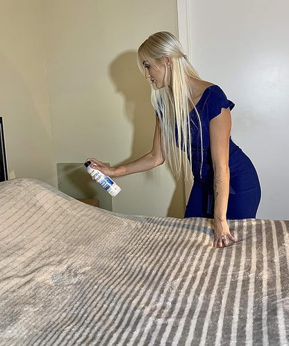 Spray Fresh Fabric Refresher - Deodorizer & Freshener for Clothing, Bedding, Luggage, Furniture & More - Eliminates Smoke Smell & Other Pesky Odors - Helps Prevent Fabric from Wrinkling (Fresh Linen)