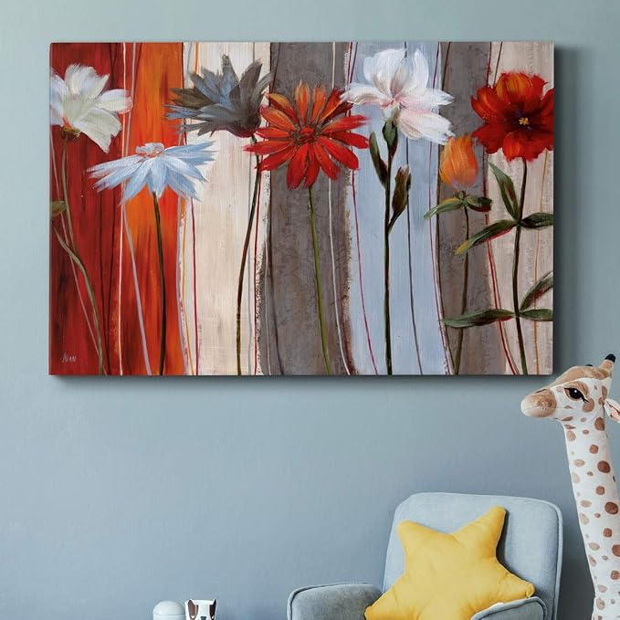 Wexford Home Home Decor Landscape Canvas Wall Art Abstract Floral Painting Modern Pictures Artwork Decoration for Living Room Kitchen Bathroom Office, Ready to Hang