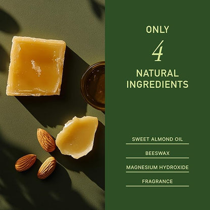 MAGSOL Magnesium Deodorant for Men, Aluminum Free, Baking Soda Free Natural Deodorant for Sensitive Skin, Long Lasting Odor Protection with Sweet Almond Oil, Lemongrass 2.6 oz
