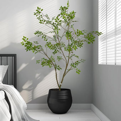 Artificial Elm Tree Faux Elm Tree 6ft Tall Fake Plant in Pot Fake Silk Tree Faux Plants Indoor