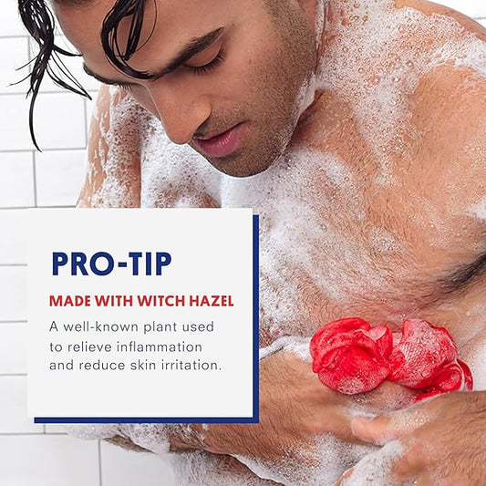 Huron Men’s Body Wash – Moisturizing Cleanser with Vitamin E, Coconut Oil & Witch Hazel | Sea Salt Scent | Deodorizes & Helps Reduce Skin Irritation | Vegan, Sulfate-Free, Cruelty-Free – 12.2 fl oz
