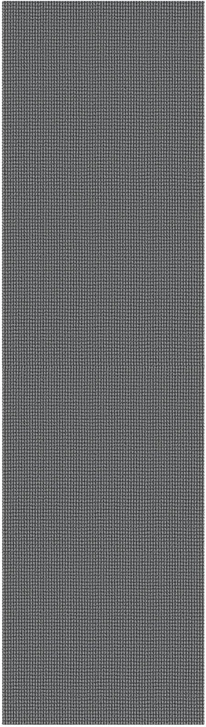 KOZYFLY Extra Long Runners for Hallways 3x20 ft Washable Kitchen Runner Non Slip Rubber Backed Hallway Rug Cotton Entryway Runner Rug Floor Carpet for Indoor Hall, Kitchen, Stair, Grey/Dark Grey