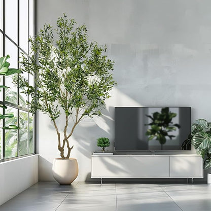 Artificial Olive Tree Fake Tree Interior Decoration Tree Artificial Tree Fauk Tree (9ft)