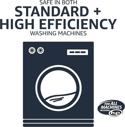 Amazon Basics Laundry Detergent Liquid, Concentrated, Clean Linen, 110 Loads, 82.5 Fl Oz, Pack of 2 (Previously Solimo)
