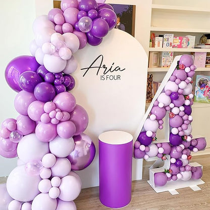 PartyWoo Pink Balloons 50 pcs 12 Inch Lilac Pastel Pink Purple Latex Helium Balloons for Graduation Baby Shower Gender Reveal Wedding Engagement Butterfly Birthday Party Decorations Pink-Q04