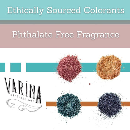 Varina Christmas Variety Bar Soap - Gentle Cleansing for Sensitive Skin - 5 Pack - Experience Healthy and Glowing Skin