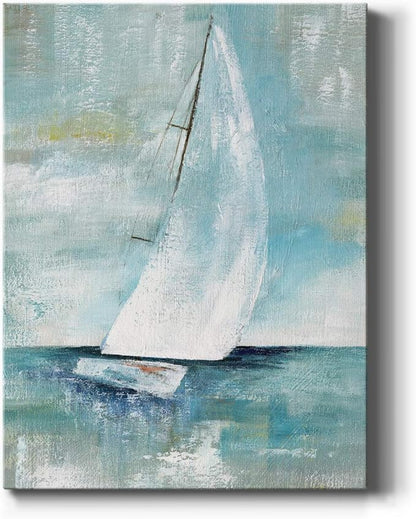 Wexford Home Decor Landscape Canvas Wall Art Abstract Floral Painting Modern Pictures Artwork Decoration for Living Room Kitchen Bathroom Office, Ready to Hang, 18x27