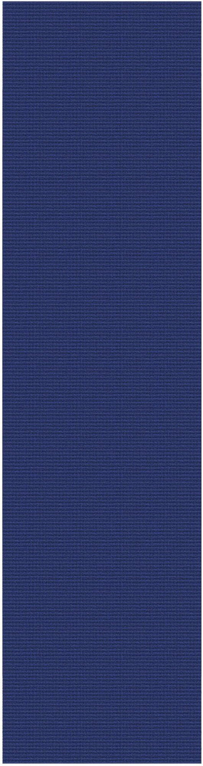 EARTHALL Woven Runner Rug 2.6x10 Ft Washable Runners for Hallways Long Non Slip Rubber Backed Kitchen Runner Braided Indoor Floor Carpet Runners for Entryway, Hallway, Kitchen, Royal Blue/Navy