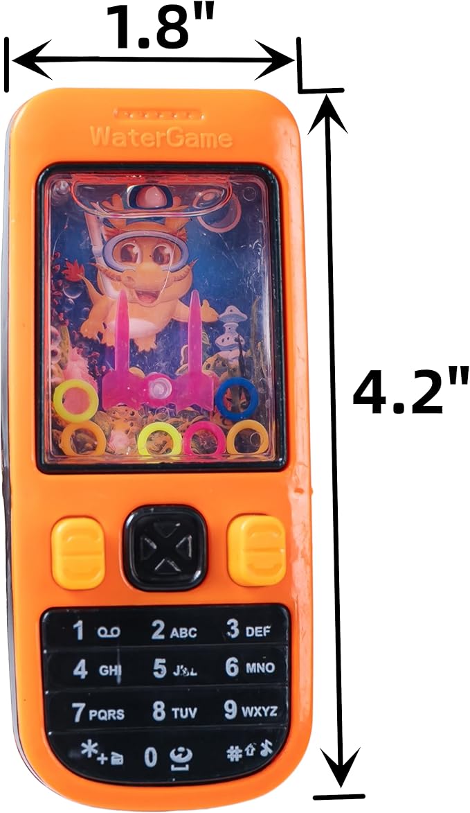 48 Pack Handheld Water Ring Toss Games for Kids Party Favors, Goodie Bags Stuffers, Birthday Return Gifts, Classroom Treasure Box Prizes Bulk, Halloween/Christmas Pinata Filler Toys
