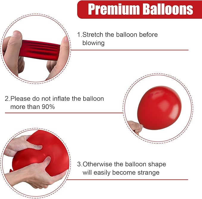 Red Black Yellow Balloons, 50 Pcs 12 Inches Cartoon Birthday Party Balloons with Confetti Balloon, Cartoon Theme Balloons for Kids Birthday Baby Shower Carnival Party Decor