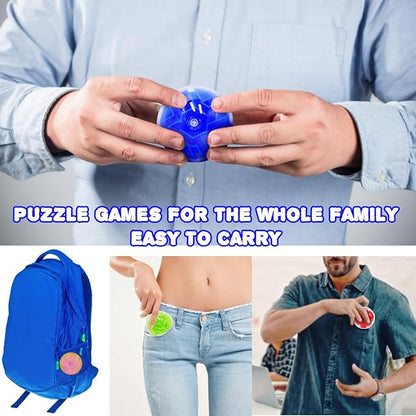 100PCS Brain Teaser Puzzle Ball Fidget Toys Bulk, Mini 3D Maze Balls Puzzles Games Party Favors for Kids 4-8 8-12,Classroom Prizes Stocking Stuffers for Boy Girl Gifts Carnival Prizes Birthday Goodie