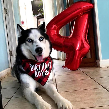 Red Number Balloons, 40 inch Large Number 3 Foil Mylar Helium Balloons for Girls Women, Self Inflating Number Balloons 0-9 for Men Boys 13th 30th Birthday Anniversary Party Celebration Decoration