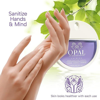 WELLNESS Hand Sanitizer Spray 1.18oz – Travel Size Relaxing Hand Sanitizer Therapy with Lavender, Chamomile & Magnesium – Hydrating & Aromatherapy for Soft, Clean Hands