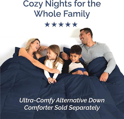 King Size 4 Piece Sheet Set - Comfy Breathable & Cooling Bed Sheets Set - Hotel Luxury Bedding for Women, Men, Kids, Teens, Boys & Girls - Deep Pockets, Ultra-Soft, Wrinkle Free - Oeko-Tex - Navy Blue