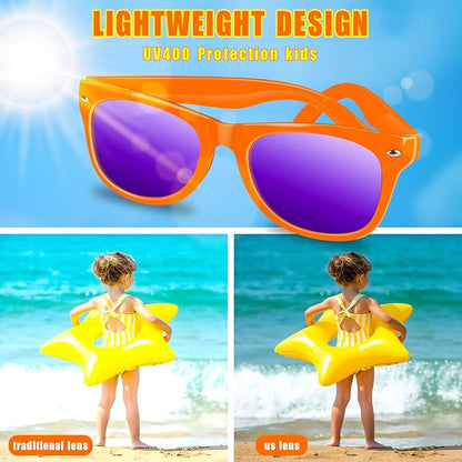 Kids sunglasses bulk,Kids Sunglasses Party Favor with UV400 Protection for Kids, Boys and Girls Age 3-8