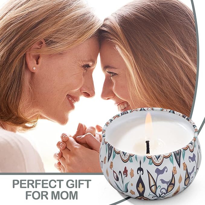 Valentine's Day Scented Candle Gift Set, 12 Pack Home Fragrance - 300 Hour Long-Lasting Soy Wax, Lead-Free Cotton Wicks Aromatherapy Candles for Her
