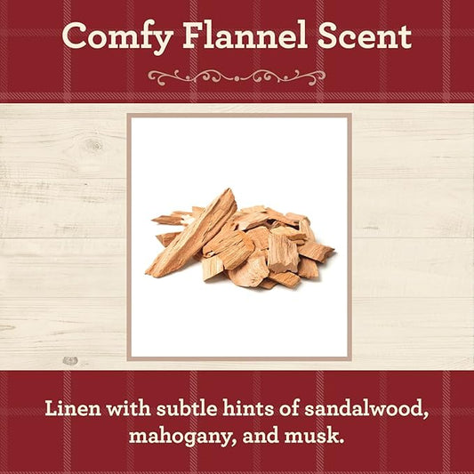 Our Own Candle Company, Comfy Flannel Scented Mason Jar Candle, 100 Hour Burn Time, 13 Ounces