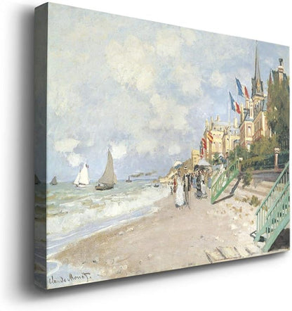 Home Decor Landscape Canvas Wall Art Abstract Floral Painting Modern Pictures Artwork Decoration for Living Room Kitchen Bathroom Office, Ready to Hang