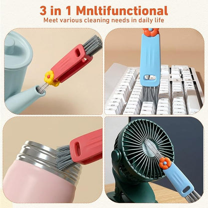 20 Pack 3-in-1 Cup Lid & Gap Cleaning Brush Bulk, Multifunctional Bottle Cleaning Brush Set for Cup Lid, Gap and Corner Brushes, Home Kitchen Clean Brushes Tools