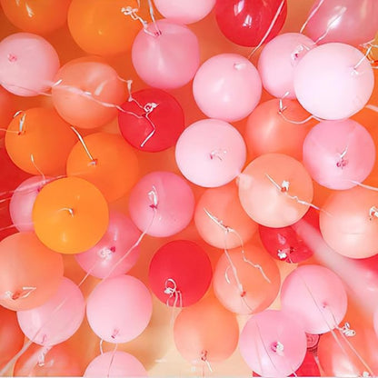 PartyWoo Coral Red Balloons 50 pcs 12 Inch Coral Light Red Balloons for Wedding Baby Shower Gender Reveal Graduation Anniversary Birthday Party Decorations Red-Y22
