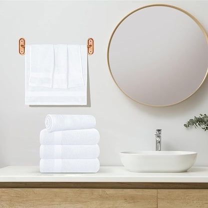 Premium 100% Cotton Hand Towels Set of 24 – Quick-Dry, Lightweight, Not Bleach Proof, Absorbent, Bathroom, Salon, Spa & Gym Towels – 16x27 Inch